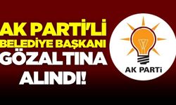 AK Partili Başkan ve sekiz kişi gözaltına alındı!