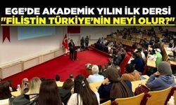 DPÜ’de Akademik yılın ilk dersi: "Filistin Türkiye’nin Neyi Olur?"