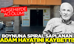 Alaşehir'de acı olay! Ağaç keserken canından oldu