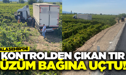 Alaşehir'de korkutan kaza! 1 yaralı