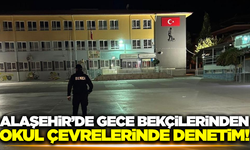 Alaşehir'de okul çevrelerinde güvenlik denetimi