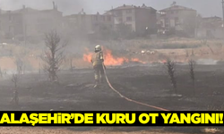 Alaşehir'de yangın paniği!