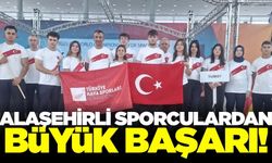 Alaşehirli milli sporculardan Dünya Şampiyonası'nda ikincilik