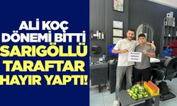 Sarıgöllü esnaf, Koç'un gidişini hayır yaparak kutladı