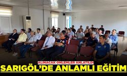 Sarıgöl'de "Afete Hazırlık Bilgilendirme Eğitimi"