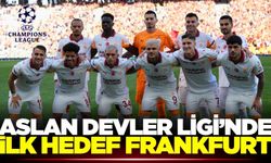 Galatasaray, Devler Ligi’nde ilk sınavına Frankfurt’ta çıkıyor