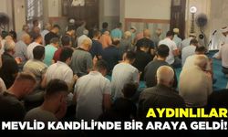 Ege'de Mevlid Kandili dualarla idrak edildi