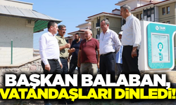 Başkan Balaban, vatandaşlarla bir arada!