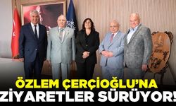 Özlem Çerçioğlu, eski bakanları ağırladı