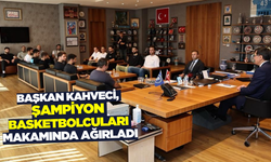 Başkan Kahveci, şampiyonlarla bir araya geldi