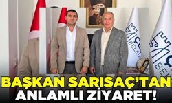Başkan Sarısaç, Yavuz Yaşar'ı ziyaret etti