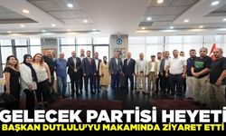 Özdağ ve Yaşar Artar, Başkan Dutlulu'yu makamında ziyaret etti