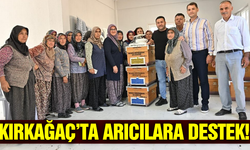 Büyükşehir'den Kırkağaç'taki arıcılara destek!