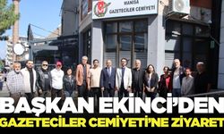 Manisa Büyükşehir’den, Gazeteciler Cemiyetine ziyaret