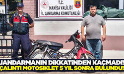 Manisa'da ​Çalıntı Motosiklet 5 Yıl Sonra Bulundu
