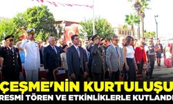 Çeşme'nin kurtuluşu coşkuyla kutlandı!