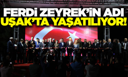 Uşak'ta Ferdi Zeyrek Amfi Salonu hizmete açıldı