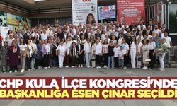 CHP Kula'da ilçe başkanlığı seçimi yapıldı