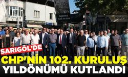 CHP'nin 102. Kuruluş Yıldönümü Sarıgöl'de törenle kutlandı