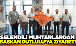 Başkan Dutlulu, Selendi muhtarlarını makamında ağırladı!
