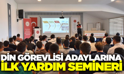 Kütahya din görevlisi adayları ilk yardımı öğrendi