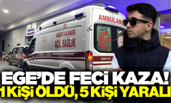 Ege'de zincirleme kaza: 1 ölü 5 yaralı
