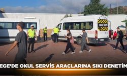 Ege'de okul servislerine yönelik denetimler devam ediyor!