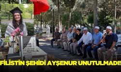 Filistin şehidi Ayşenur mezarı başında anıldı!