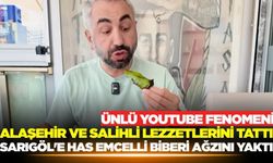 Ünlü fenomen ilçe turunda: Sarıgöl'e has Emcelli biberi ağzını yaktı!