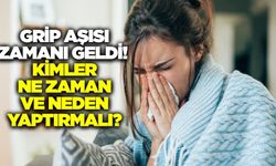 Grip aşısında erken dönem önerisi