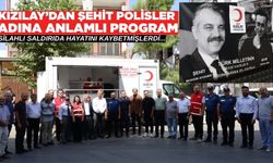 İzmir'de şehit polisler adına anlamlı program
