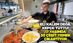 İzmirli genç aşçı 30 çeşit yemek yapıyor