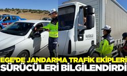 Ege'de ekipler, sürücüleri bilgilendirdi!