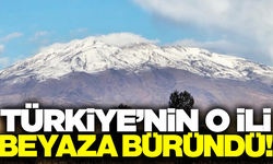 Eylül'de kar sürprizi: Türkiye'nin o ili beyaza büründü!