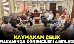 Kaymakam Çelik, öğrencilerle buluştu!