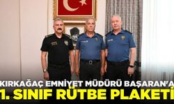 Manisa Emniyeti'nde Gurur Günü: Kırkağaç Emniyet Müdürü Sayım Başaran'a Plaket