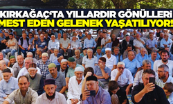 Kırkağaç'ta yıllardır süren gelenek yaşatılıyor!