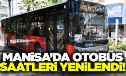 Manisa Büyükşehir otobüs saatlerini yeniledi!