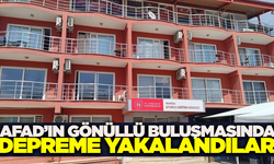 Manisa'da AFAD etkinliğinde deprem paniği!
