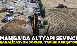 Manisa'da altyapı çalışmaları devam ediyor!