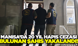 Manisa'da çeşitli suçlardan aranan şahıs yakalandı!