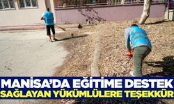 Manisa’da eğitime destek sağlayan yükümlülere teşekkür belgesi