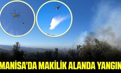 Manisa'da Makilik Yangını Kontrol Altına Alındı