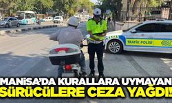 Manisa'da motosiklet denetimi: 2 milyon TL'yi aşkın ceza kesildi