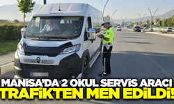 Manisa'da okul servislerine sıkı denetim!
