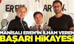 Manisa'da down sendromlu Eren'in büyük başarısı