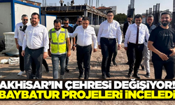 Akhisar'a değer katan projeleri Baybatur inceledi!