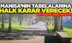 Manisa'nın yeni tabelalarını halk belirleyecek: Belediye anket başlattı!