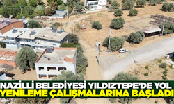 Nazilli'de yol yenileme çalışmaları hız kesmiyor
