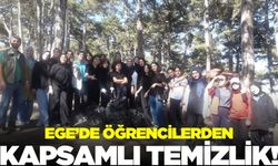 Ege'de öğrencilerinden 'Yeşil Vatan' duyarlılığı